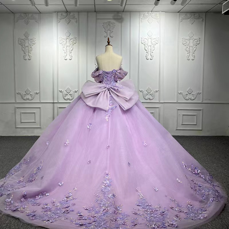 2023 Sparkly Glitter Off Shoulder Ball Gown Wedding Dresses Backless Bridal Gowns with Long Train arabic dubai Vestidos De Novia Robe Mariee