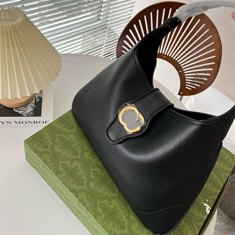 Retro Designer Women SoftHobo Shoulder Bag Luxury Leather Chain Handbags Metal Letter G Handbag Fashion Ins Crossbody Bag Totes 2303084BF, G#black
Retro Designer Women SoftHobo Shoulder Bag Luxury Leather Chain Handbags Metal Letter G Handbag Fashion Ins Crossbody Bag Totes 2303084BF, G#black
