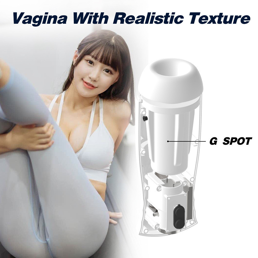 Masturbators Automatic Male Masturbator Cup Blowjob Sucking Sex Machine Suction Vagina Masturbation Pussy Vibrator Toys for Men 230307