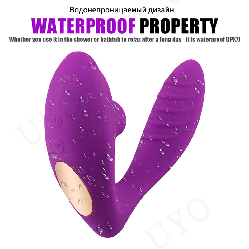 Vibrators vibrators for women UShaped 10 Speeds Clit Sucking Vibrator 2IN1adult toys Gspot orgasm clit sucker stimulation sex 230307