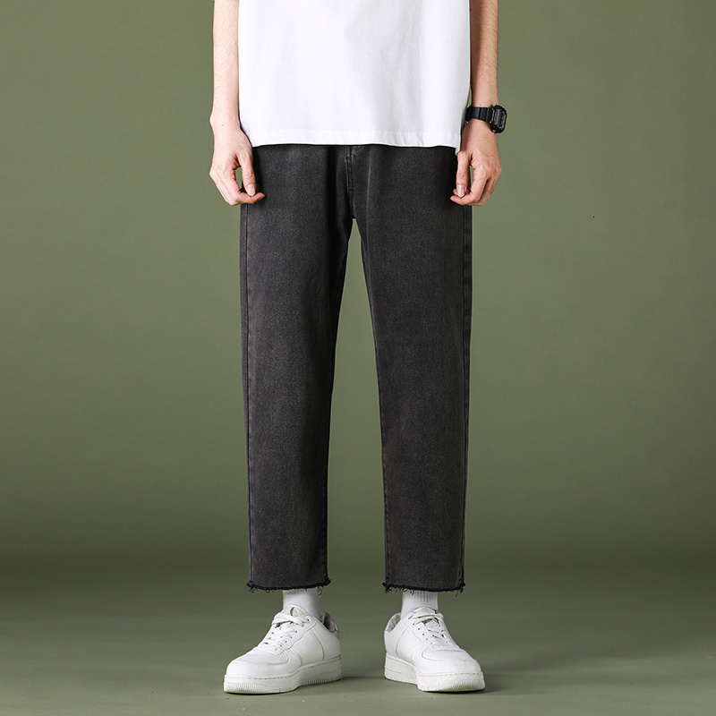 Men's Jeans Spring/Summer Straight Jeans Men Fashion Retro Casual Wide Leg Jeans Men Streetwear Loose Hip Hop Denim Pants Mens Trousers 230308