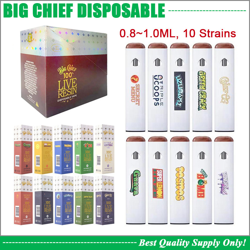 Live Resin BIG CHIEF Disposable 0.8 1.0ML Cigarette Pod Stick Cartridge Ceramic Coil 320mAh USB Rechargeable Battery Vaporizer Friendly Farms
Live Resin BIG CHIEF Disposable 0.8 1.0ML Cigarette Pod Stick Cartridge Ceramic Coil 320mAh USB Rechargeable Battery Vaporizer Friendly Farms
