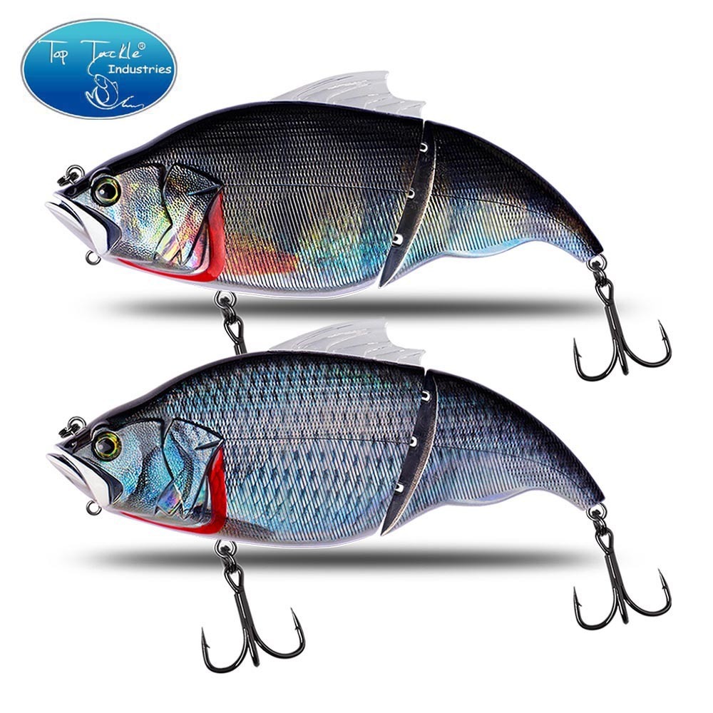 Baits Lures CF Lure 2 Jointed SwimBait 15Colors Floating 190mm 135g Wobbler VIB Fishing Big Bait 230307