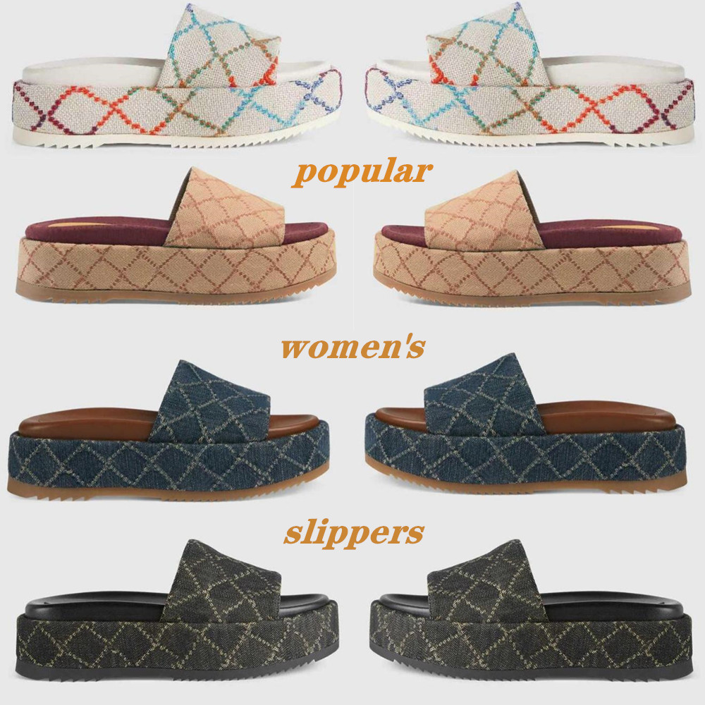 2023 Luxury Designer women slippers fashion embroidered Casual Sandals women canvas with platform sandals plus size 35-45, As shown in the picture
2023 Luxury Designer women slippers fashion embroidered Casual Sandals women canvas with platform sandals plus size 35-45, As shown in the picture