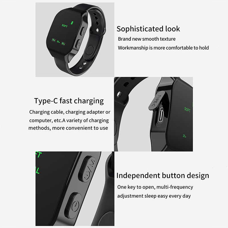 Ear Care Supply EMS Sleep Aid Watch Microcurrent Pulse ing Antianxiety Insomnia Hypnosis Device Fast Rest Wristband Relief 230308