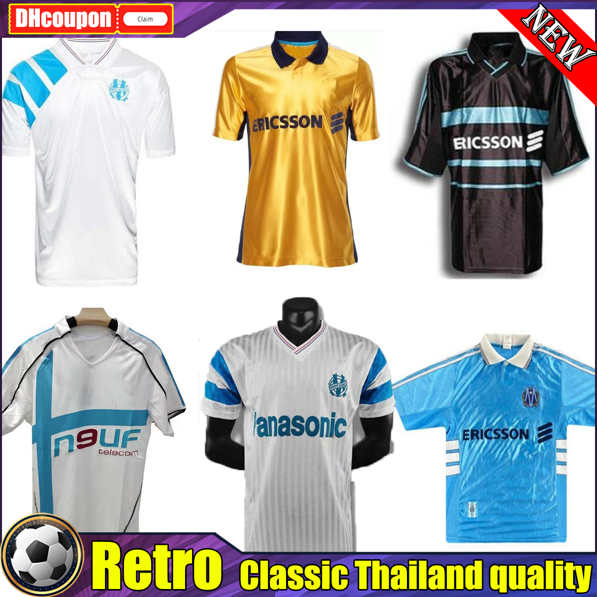 RIBERY retro soccer Jerseys top thai quality 90 91 92 93 98 99 00 03 04 05 DROGBA L.BLANC Pires Blanc RIBERY BARTHEZ Ravanelli NASRI Gallas PENA vintage football shirt
RIBERY retro soccer Jerseys top thai quality 90 91 92 93 98 99 00 03 04 05 DROGBA L.BLANC Pires Blanc RIBERY BARTHEZ Ravanelli NASRI Gallas PENA vintage football shirt