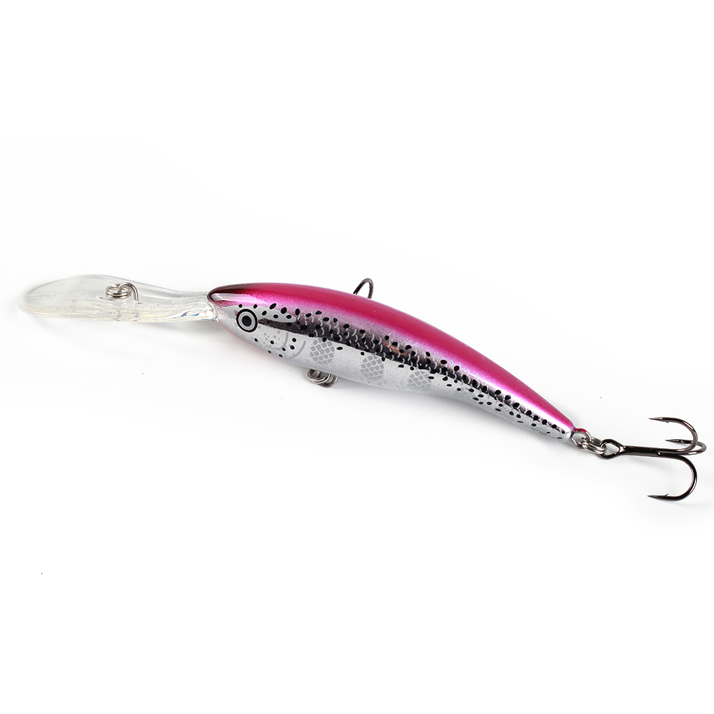 Baits Lures Deep Tail Dancer Hard Bait 75mm 10g 90mm 143g 105mm 23g Diving Minnow Lure Wobbler Bass Pike 230307