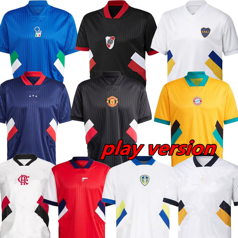 2023 Remake Retro Soccer Jerseys ICONS play version italia leeds Boca Juniors Bayern Flamengo Real Madrids River Plate retro jersey, 10
2023 Remake Retro Soccer Jerseys ICONS play version italia leeds Boca Juniors Bayern Flamengo Real Madrids River Plate retro jersey, 10