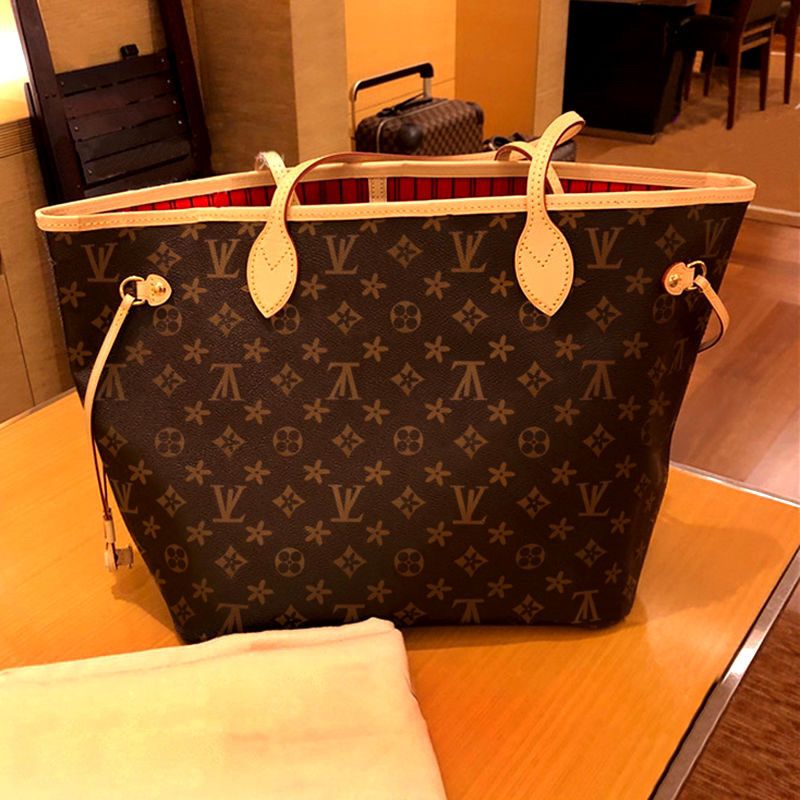 2pcs Women bags Luxurys Handbags Ladies Designer Composite Bags Lady Clutch Bag Shoulder Tote Female Purse Wallet louise Purse Crossbody viuton Handbag MM Size