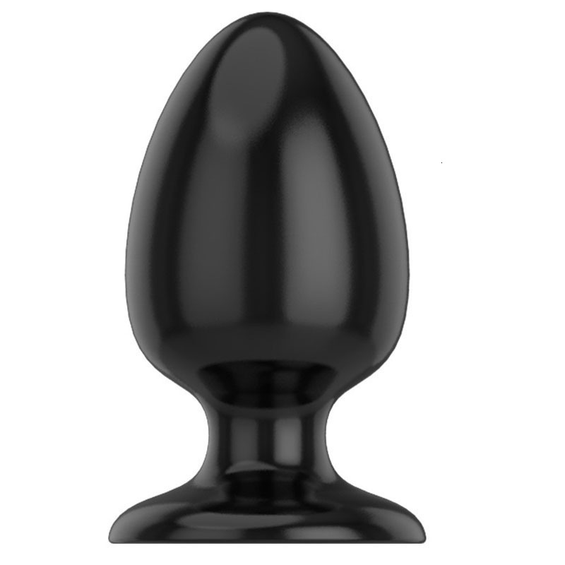 Anal Toys IGRARK Black Silicone Big Butt Plug 6 Sizes Smooth Soft Huge Adult Erotic Gay Sex For Woman Men 230307