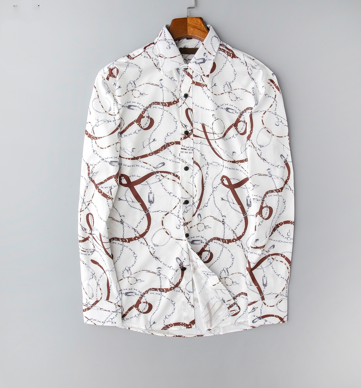 Summer Men's Shirt Printing Designer Fashion Classic Comfortable Casual Business 100% Cotton Plaid Men's Formal Shirt Plus Asian Size, White
Summer Men's Shirt Printing Designer Fashion Classic Comfortable Casual Business 100% Cotton Plaid Men's Formal Shirt Plus Asian Size, White