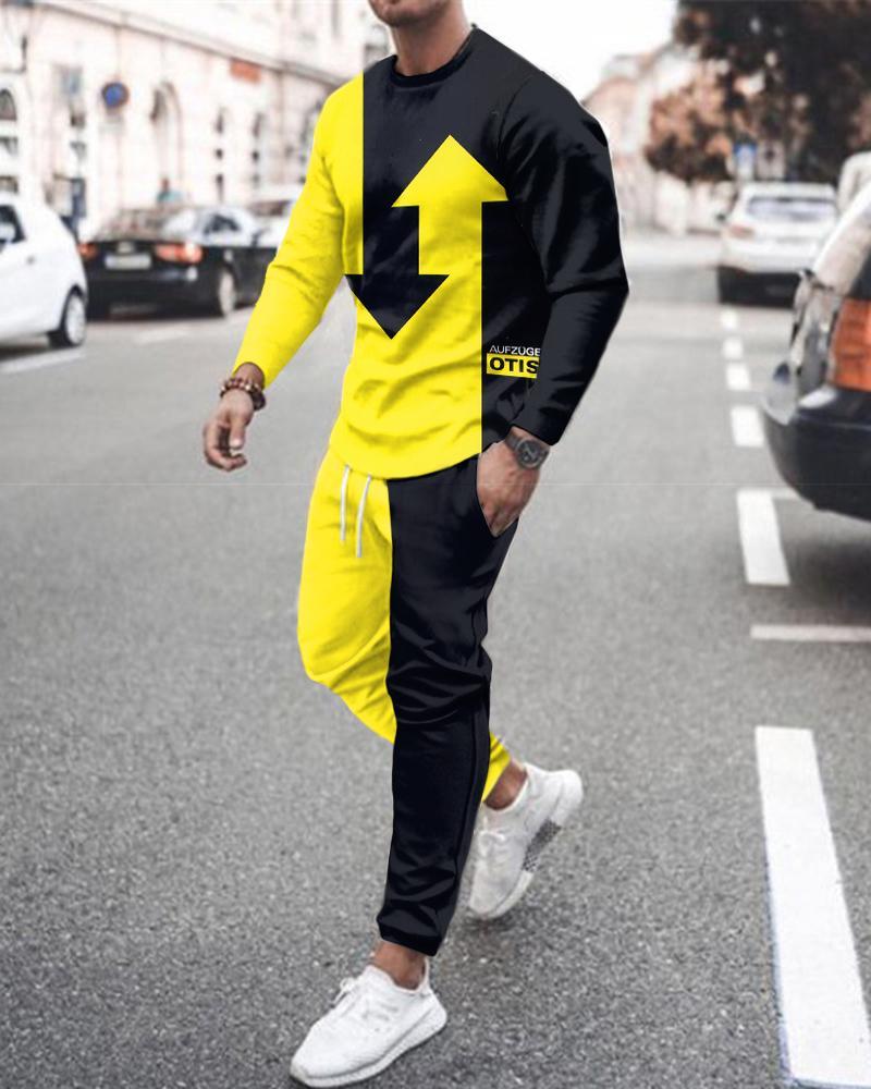 Men's Tracksuits 2 Piece Set 3D Print Long Sleeve T-Shirt Outfit Sportswear Casual Two Male Oversized Men Tshirt SuitMen's, Tc2179 
Men's Tracksuits 2 Piece Set 3D Print Long Sleeve T-Shirt Outfit Sportswear Casual Two Male Oversized Men Tshirt SuitMen's, Tc2179