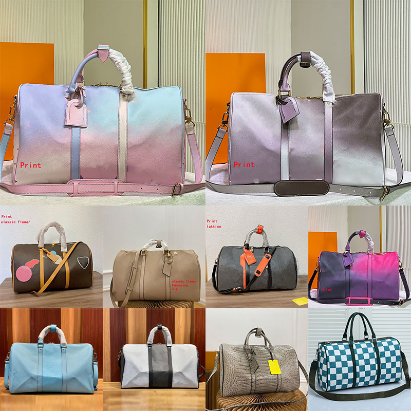 Keepall 50 Mosaic Sport Handbags Designer Duffel Bags Graffiti Mens Womens Leather Letter Pastels Colors Travel Orange Chain Black Brown Blue Jacquard Outdoor Bag
Keepall 50 Mosaic Sport Handbags Designer Duffel Bags Graffiti Mens Womens Leather Letter Pastels Colors Travel Orange Chain Black Brown Blue Jacquard Outdoor Bag