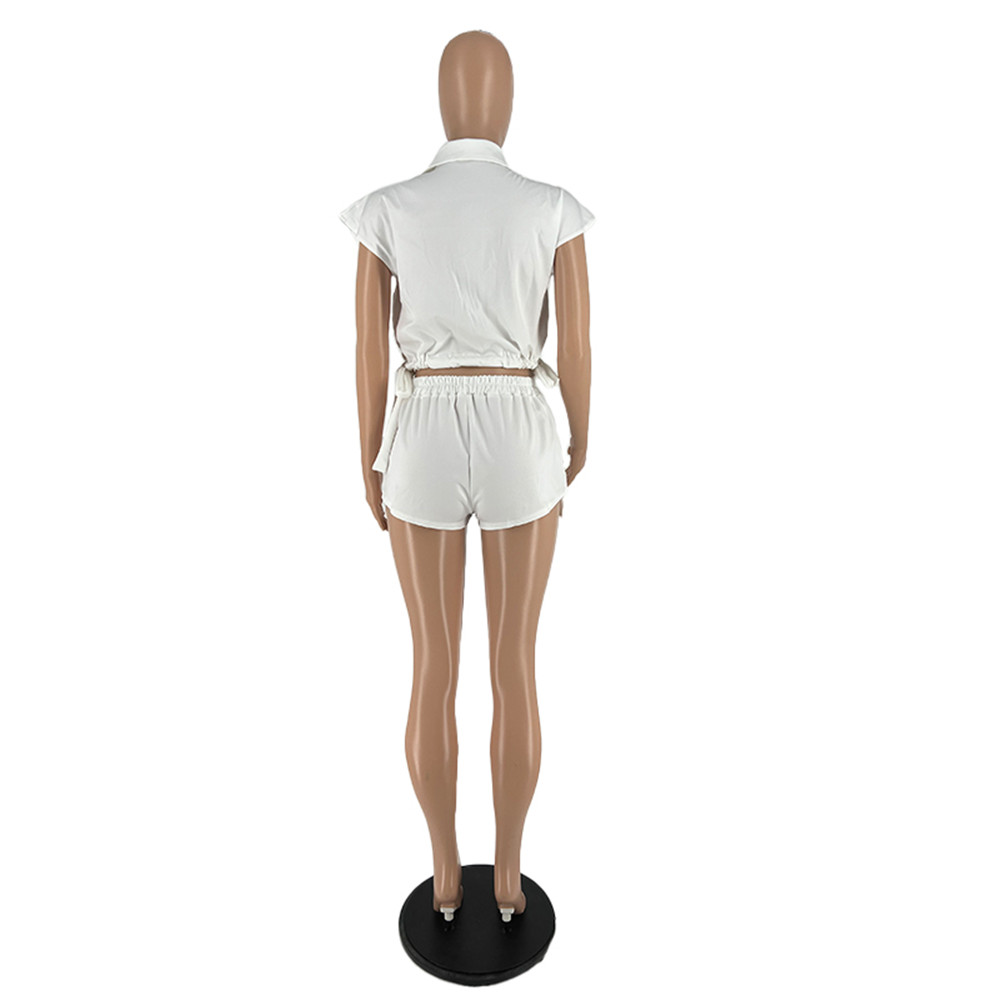 NEW Designer Summer Tracksuits Two Piece Set Women Outfits Solid Sportswear Sleeveless Short Sleeve Shirt Top and Shorts Casual Sweatsuits Bulk Wholes