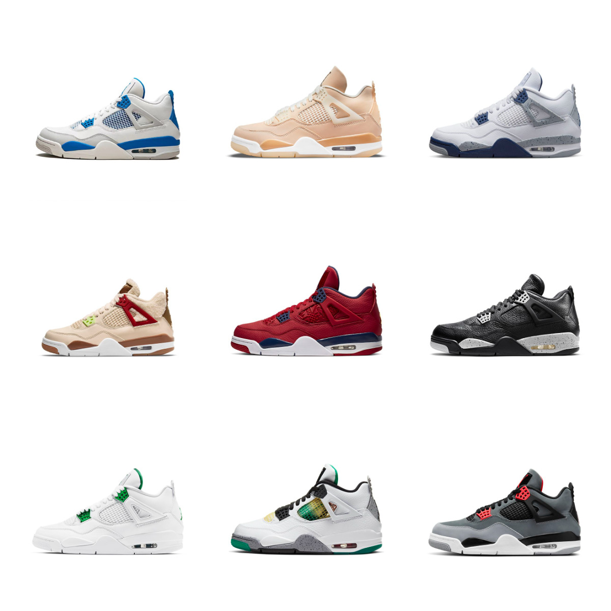 Jumpman 4 4s retro mens basketball shoes seafoam Midnight Navy university blue red cement thunder Military Black cat messy room Photon Dust, Color 1
Jumpman 4 4s retro mens basketball shoes seafoam Midnight Navy university blue red cement thunder Military Black cat messy room Photon Dust, Color 1