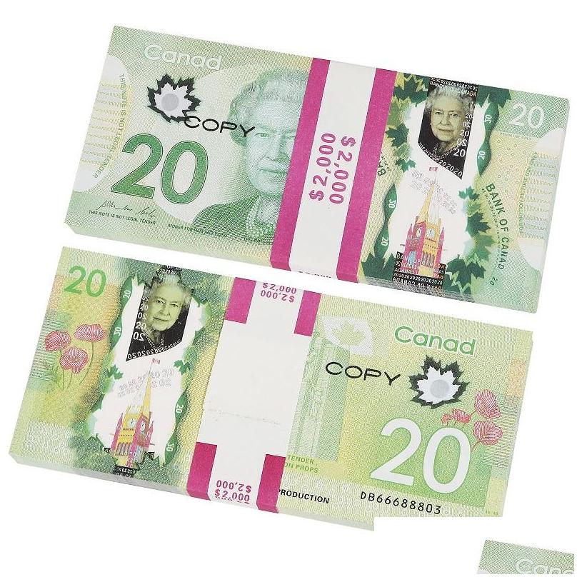 Best 3A Other Festive Party Supplies Prop Money Cad Canadian Dollar Canada Banknotes Fake Notes Movie Props Drop Delivery Home Garden Dhbm9wkoj6y7i 96