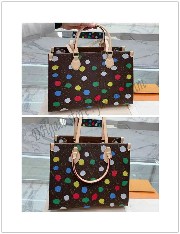 Classic OnTheGo 36cm Bag 23SS X Yayoi Kusama Multicolor Dot Totes Womens Designer Handbags Big Capacity Lady Tie Dye Shopping Bags with Small Round Purse, 01
Classic OnTheGo 36cm Bag 23SS X Yayoi Kusama Multicolor Dot Totes Womens Designer Handbags Big Capacity Lady Tie Dye Shopping Bags with Small Round Purse, 01