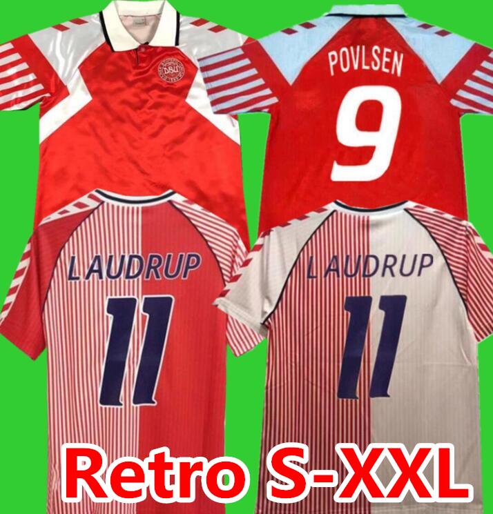 Retro Denmark 1986 1992 Soccer Jerseys Laudrup Elstrup Vilfort Povlsen Vintage Kit Classic Shirt, 92-94
Retro Denmark 1986 1992 Soccer Jerseys Laudrup Elstrup Vilfort Povlsen Vintage Kit Classic Shirt, 92-94