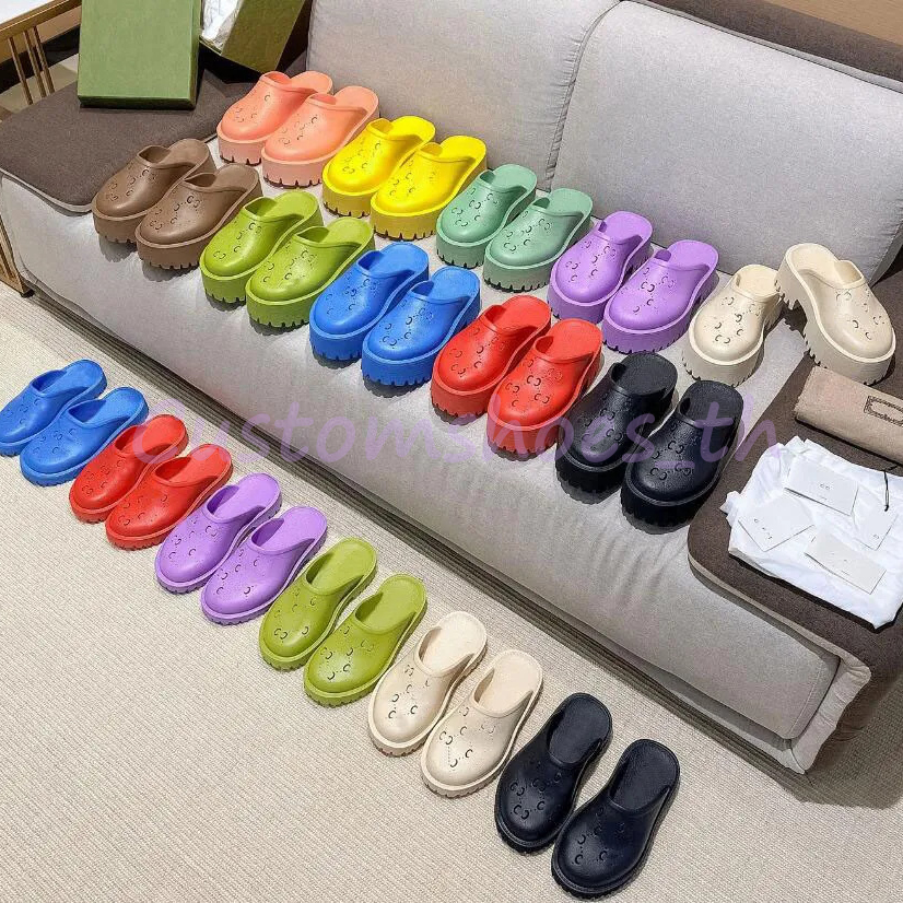 Designer Shoes Men Slippers Women Sandals Cut out Platform Shoes Wedge Rubber Slides Classic Summer Slipper Letters Holes Slip on Sandal Rubber Foam With Box
Designer Shoes Men Slippers Women Sandals Cut out Platform Shoes Wedge Rubber Slides Classic Summer Slipper Letters Holes Slip on Sandal Rubber Foam With Box
