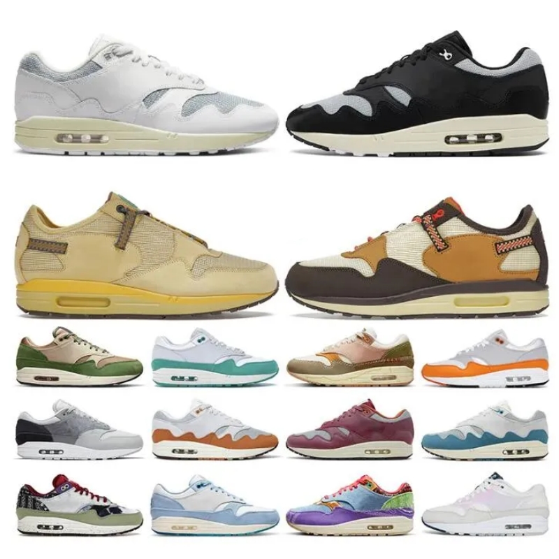 Airmax 1 87 Men Women Running Shoes Cactus Jack Concepts Saturn Gold Baroque Brown Patta Black Blueprint Mellow Waves White Mens Trainers Outdoor Sports Sneakers, 37
Airmax 1 87 Men Women Running Shoes Cactus Jack Concepts Saturn Gold Baroque Brown Patta Black Blueprint Mellow Waves White Mens Trainers Outdoor Sports Sneakers, 37