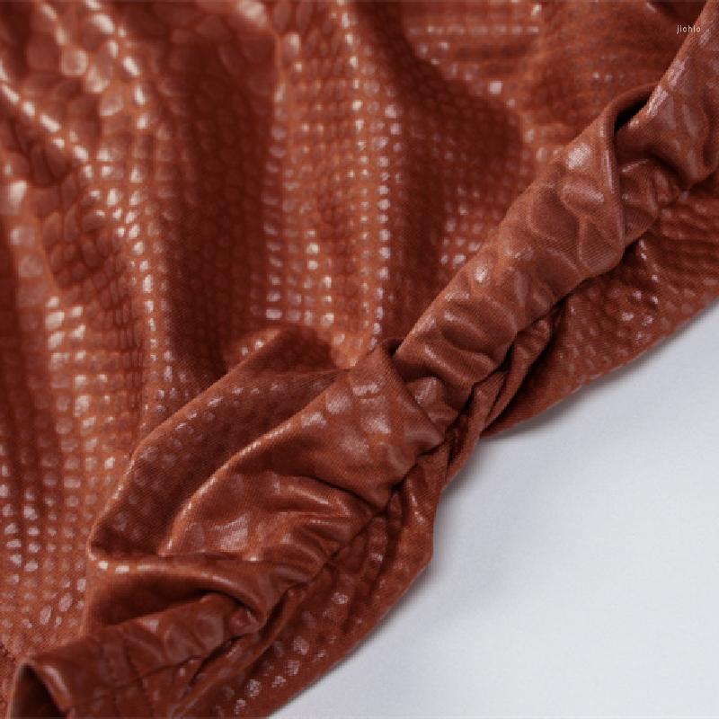 Casual Dresses ANJAMANOR Sexy Hollow Out Backless Halter Bodycon Mini For Women Party Birthday Winter Club Outfits D16-CZ18