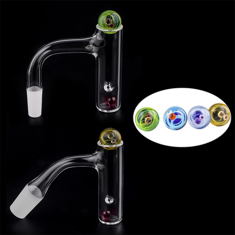 Smoking Accessories Full Weld Beveled Edge Quartz Finger Banger With 6mm ruby, 14mm Glass Universe Caps For Water Bongs Dab Rigs Pipes
Smoking Accessories Full Weld Beveled Edge Quartz Finger Banger With 6mm ruby, 14mm Glass Universe Caps For Water Bongs Dab Rigs Pipes