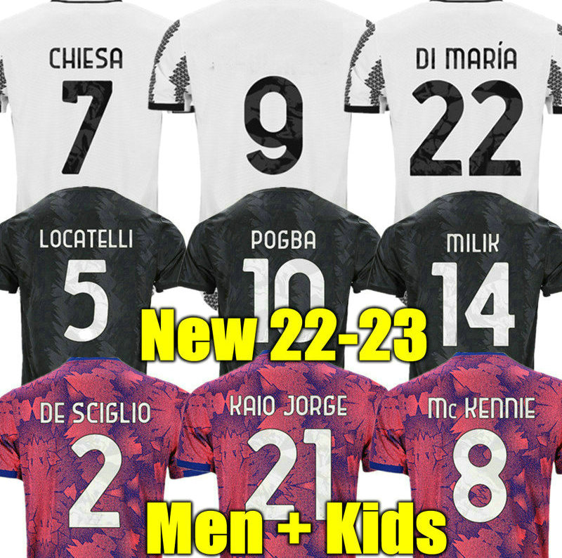 DI MARIA 22 23 POGBA Soccer Jerseys Fans Player Version Juventus MILIK VLAHOVIC DANILO KEAN LOCATELLI CHIESA ARTHUR BONUCCI CUADRADO Football T Shirt Men Kids Kit, 3rd aldult serie a
DI MARIA 22 23 POGBA Soccer Jerseys Fans Player Version Juventus MILIK VLAHOVIC DANILO KEAN LOCATELLI CHIESA ARTHUR BONUCCI CUADRADO Football T Shirt Men Kids Kit, 3rd aldult serie a