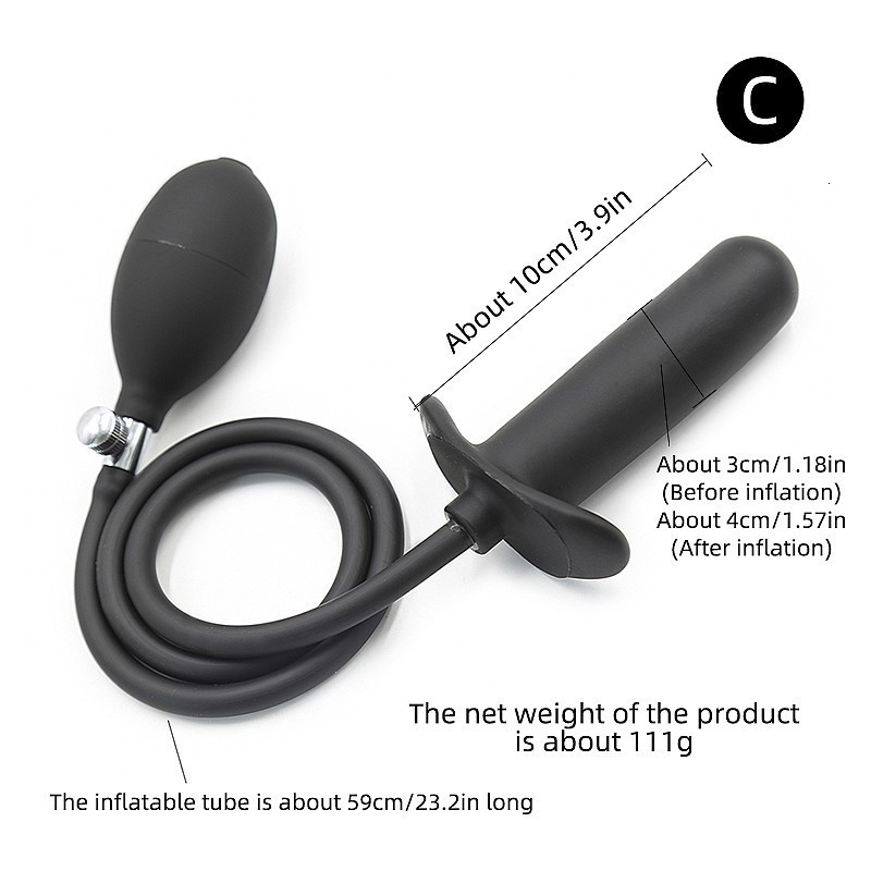 Anal Toys Go Out Inflatable Plug Expandable Dildo Pump Butt Dilator Prostate Massage Anus Extender Dilatador Adult Sex 230307
