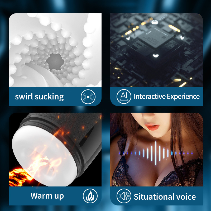 Masturbators Automatic Blowjob Sucking For Men Real Vagina Vibrator Male Masturbation Cup Pussy Pocket Heated Sex Toys Adult 18 230307