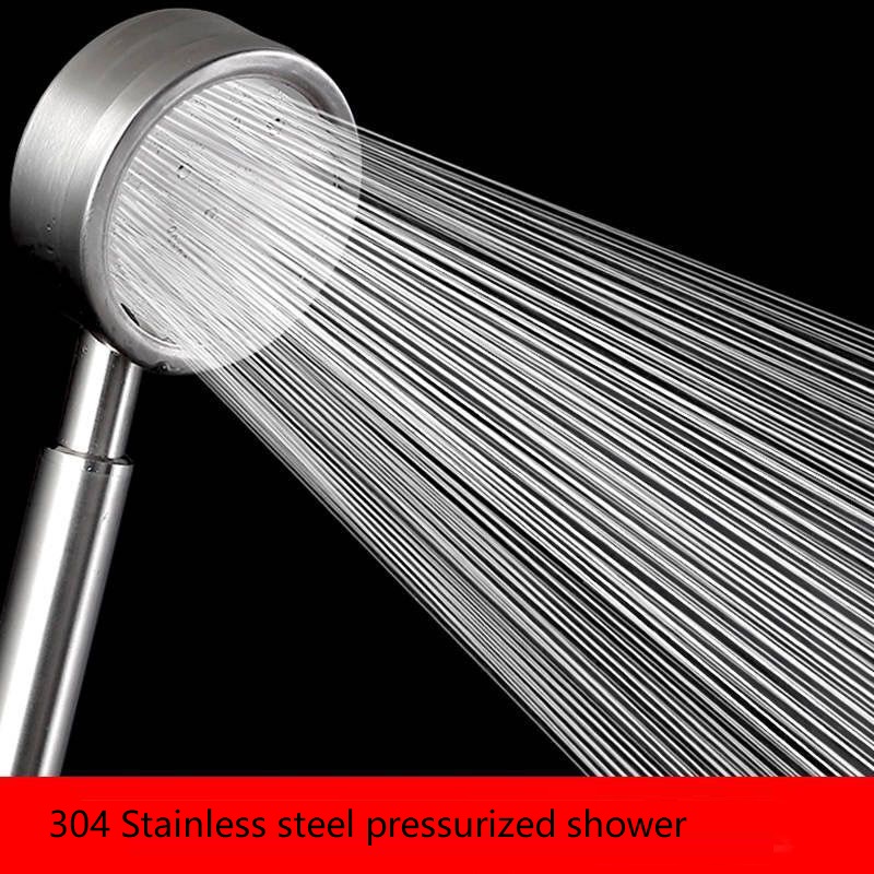 304 Stainless steel Handheld Shower Head set Rain shower head Bath set round head pressurized nozzle Bathroom Shower Sets
304 Stainless steel Handheld Shower Head set Rain shower head Bath set round head pressurized nozzle Bathroom Shower Sets