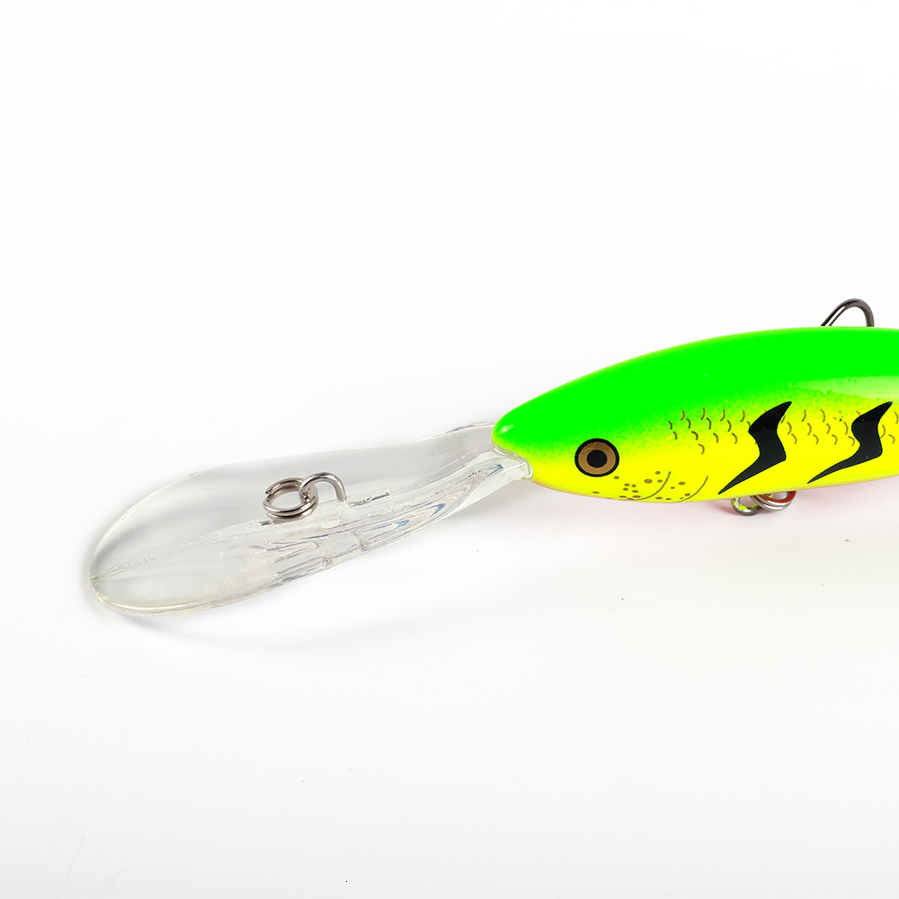 Baits Lures Deep Tail Dancer Hard Bait 75mm 10g 90mm 143g 105mm 23g Diving Minnow Lure Wobbler Bass Pike 230307