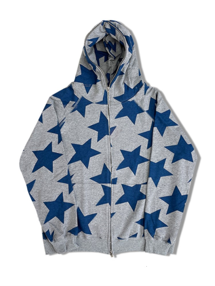 Men's Hoodies Sweatshirt Man print zip vintage top grunge y2k coats jacket oversized up Winter hoodies gothic clothes hoodie sweatshirts kawaii 2