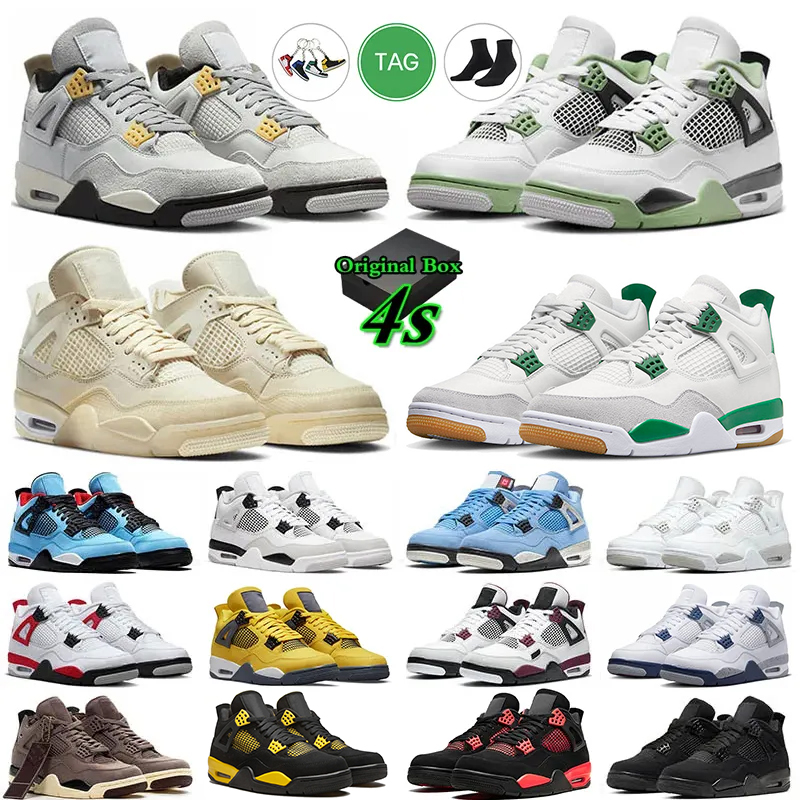 Jumpman 4 Black Cat 4s Basketball Shoes Pine Green Photon Dust Thunder Seafoam Military Sail White Oreo Bred Light Blue Trainers A Ma Maniere dhgate Women Men Sneakers, C34 court purple 36-47
Jumpman 4 Black Cat 4s Basketball Shoes Pine Green Photon Dust Thunder Seafoam Military Sail White Oreo Bred Light Blue Trainers A Ma Maniere dhgate Women Men Sneakers, C34 court purple 36-47
