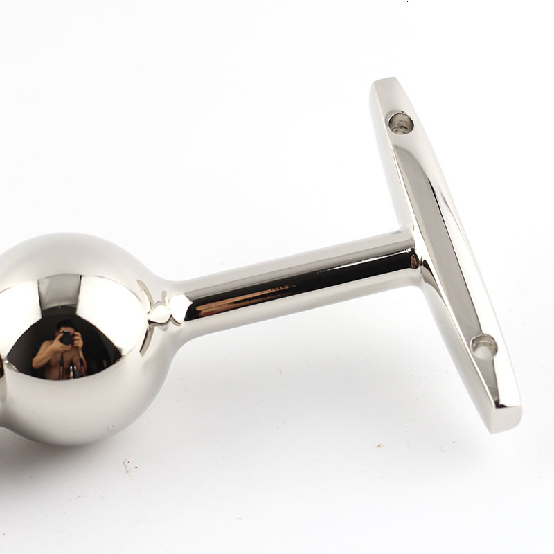 Anal Toys Big Metal Plug Butt Beads Hook Five Balls SM Sex for WomenMen Prostate Massage Gay Dildo Anus Dilator Slave BDSM 230307