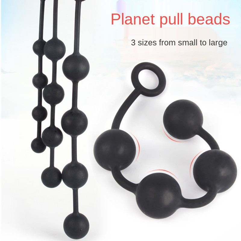 Anal Toys silicone big anal beads balls butt plug adults erotic sex toys for women anus masturbator dilatodor expander prostate massager 230307