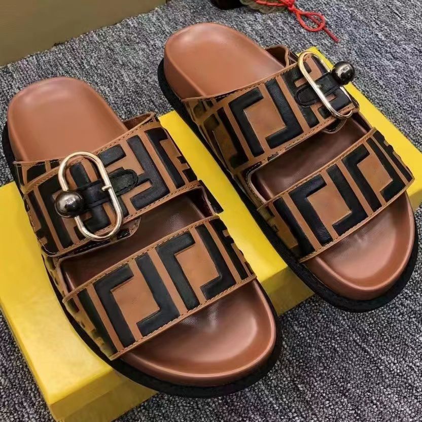 2022 Fashion Women Men Sandal Luxury Designer Lady Gentlemen Colorful Canvas Letter Anatomic Leather slide 8 style Model Size 35-45 with box, Dark brown
2022 Fashion Women Men Sandal Luxury Designer Lady Gentlemen Colorful Canvas Letter Anatomic Leather slide 8 style Model Size 35-45 with box, Dark brown