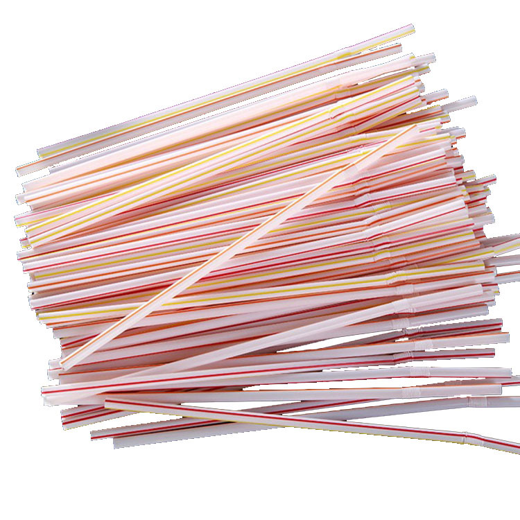 100pcs/bag Disposable Plastic Drinking Straws colorful Bend Drink Straws Fruit Juice Milk Tea Pipe Bar Party Accessory