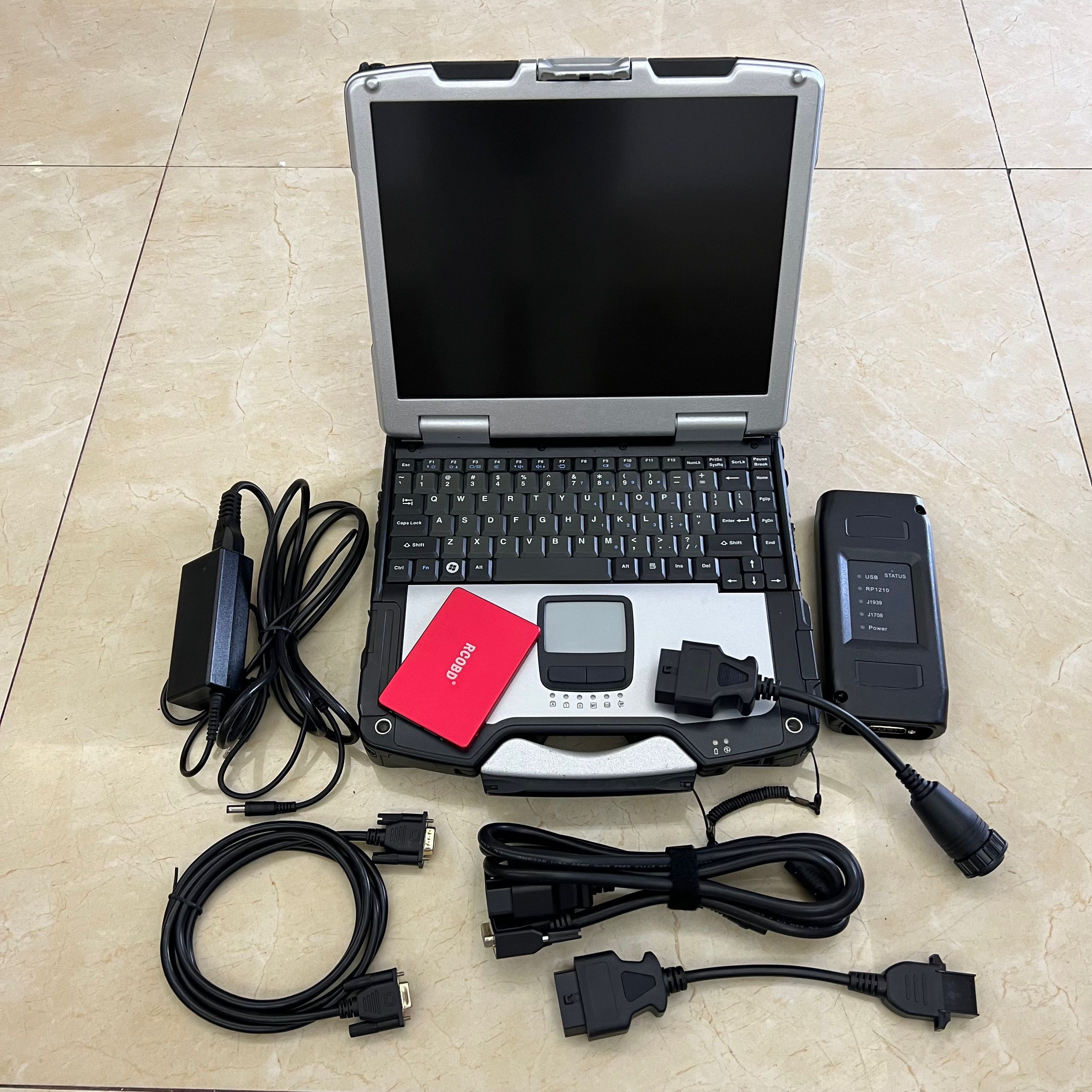 Auto Scanner Vcads Pro For Volvo Truck Diagnostic Repair Tool Sw Installed in Laptop CF31 Full Se