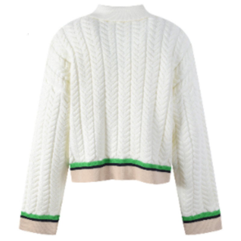 Men's Hoodies Sweatshirts Sweater jacket for Women Knitted Cardigan short Top single Breasted gold Button Lapel Contrast Color Loose sweet Women&