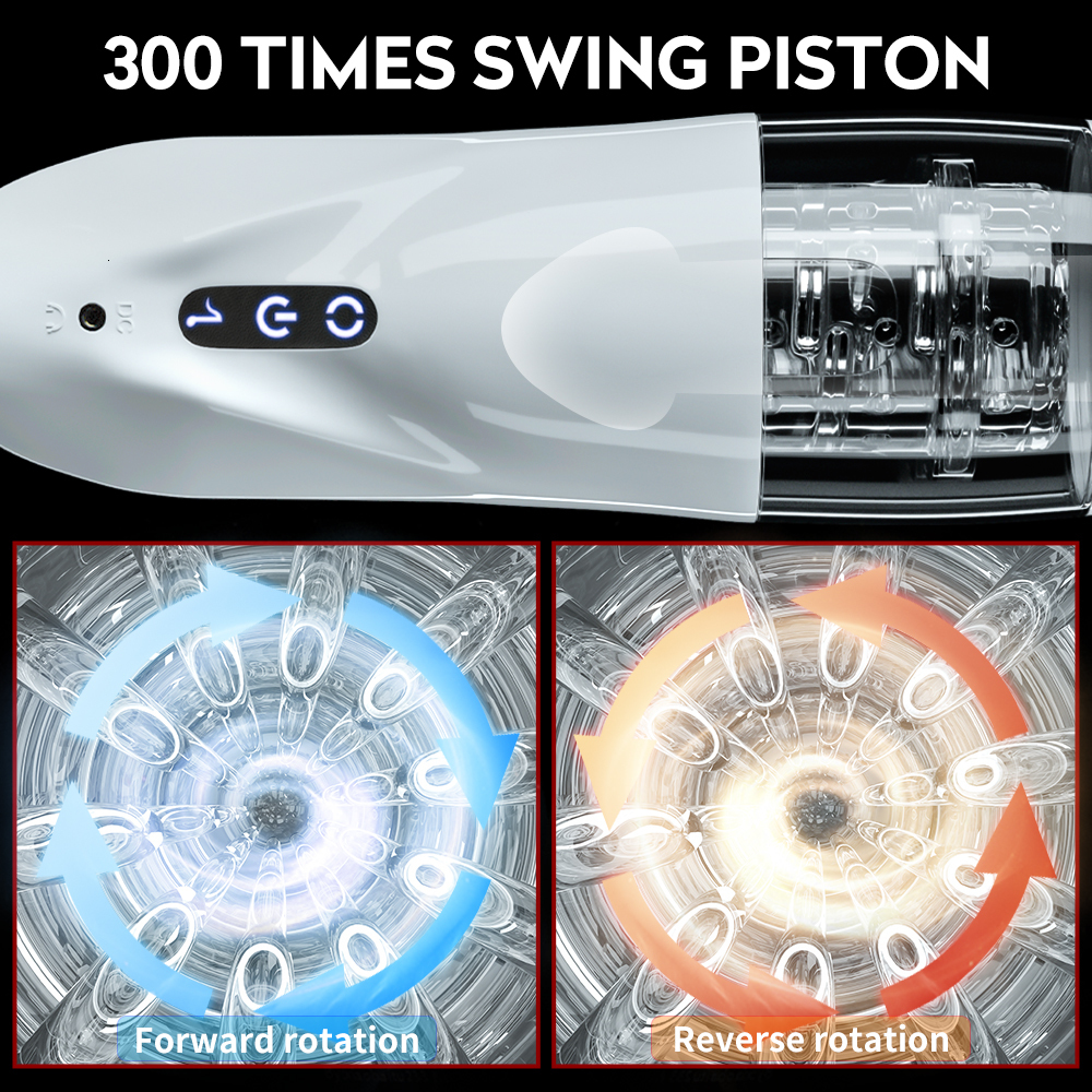 Masturbators Automatic Rotation Male 7 Adjustable Modes Pussy Adult Cup Blowjob Electric Climax Sex Toy for Men Tool 230307