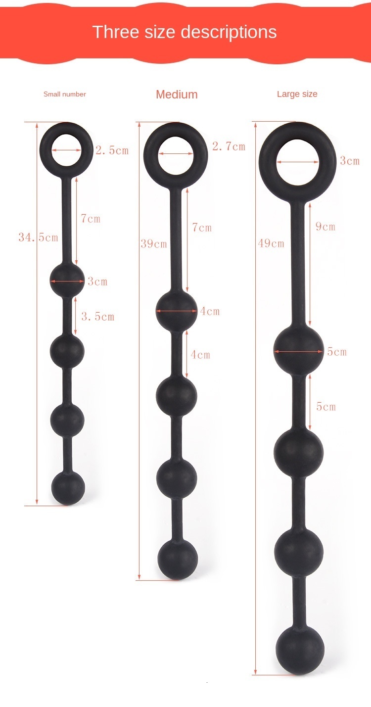 Anal Toys silicone big anal beads balls butt plug adults erotic sex toys for women anus masturbator dilatodor expander prostate massager 230307