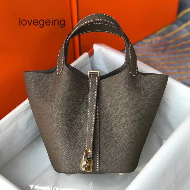 Bags Totes Picotin Locks Lychee Bag Hermas Pattern 2023 Designer Top Layer Basket Versatile Bucket Leather Large-capacity Handbag Portable Female 1dxb, Denim blue
Bags Totes Picotin Locks Lychee Bag Hermas Pattern 2023 Designer Top Layer Basket Versatile Bucket Leather Large-capacity Handbag Portable Female 1dxb, Denim blue