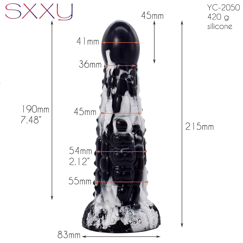 Anal Toys SXXY Beaded with Suction Cup for Women Vagina Masturbate Deep Texture Butt Plug Fantasy Dildo Anus Massage Sex Shop 230307