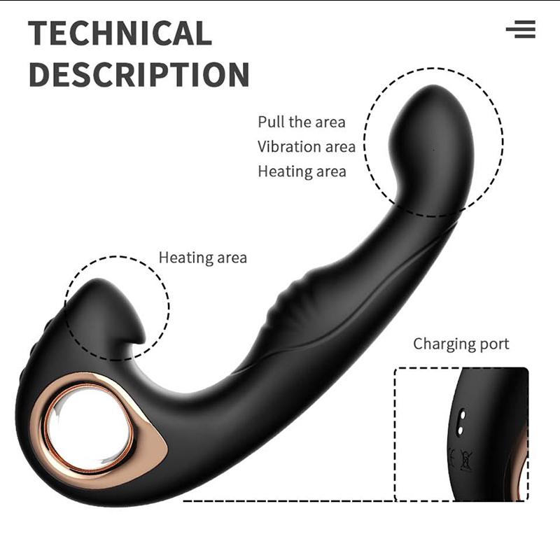 Anal Toys Jeusn Rolling Vibrating Male Prostate Massage Remote Control Plug Butt Plugs for Man GSpot Stimulate Gay Sex 230307