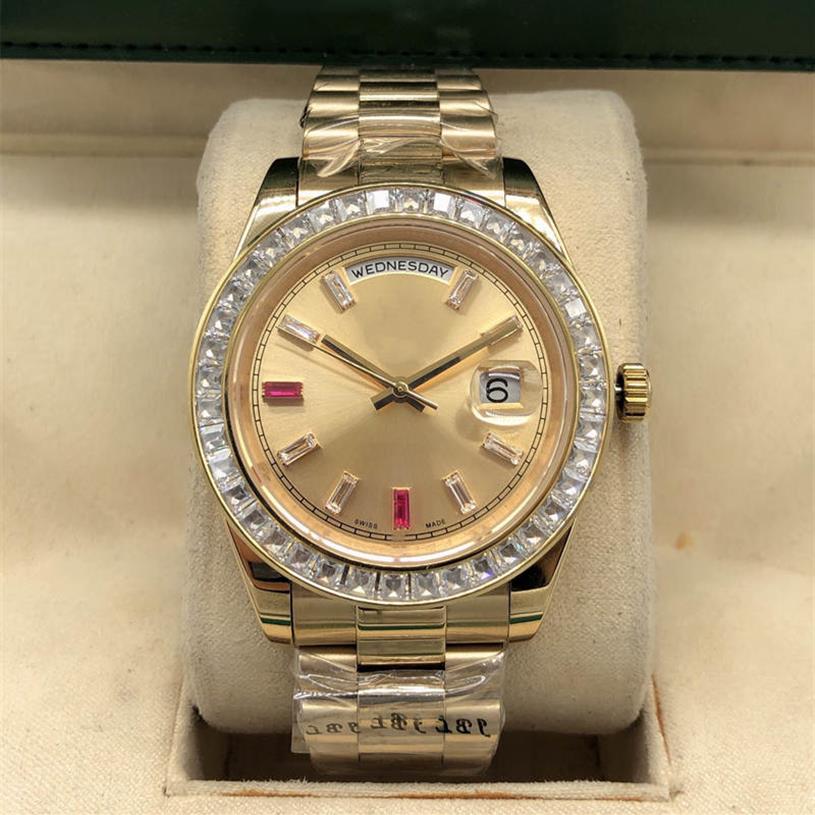 Men's automatic watch 41MM Sapphire Classic Business Week Calendar waterproof stainless steel folding buckle284G, Camel
Men's automatic watch 41MM Sapphire Classic Business Week Calendar waterproof stainless steel folding buckle284G, Camel