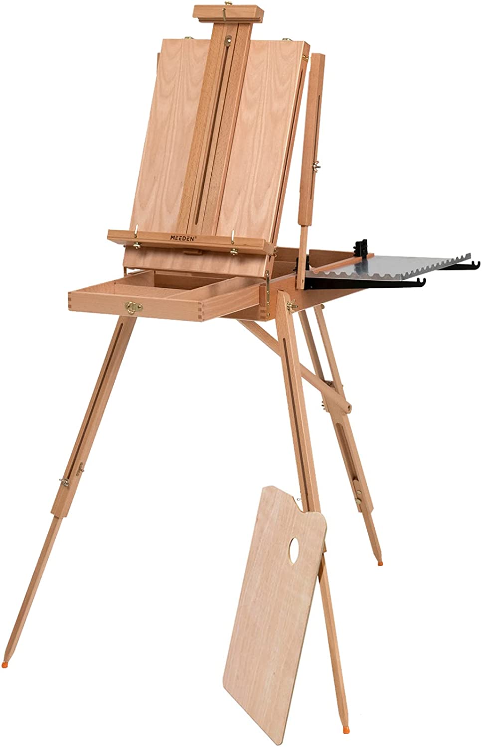 MEEDEN French Style Large Sketchbox TableTop Easel - Foldable Portable Beechwood Art Easel Field Easel with Drawer & Palette, outdoor easel Hold Canvas up to 34"
MEEDEN French Style Large Sketchbox TableTop Easel - Foldable Portable Beechwood Art Easel Field Easel with Drawer & Palette, outdoor easel Hold Canvas up to 34"