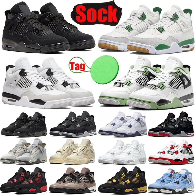 Seafoam 4 4s basketball shoes Military Black Cats mens womens Sail University Blue Canvas White Oreo Pine Green Bred Fire Red men trainers sports sneakers size 5.5-13, #35 pine green 40-47
Seafoam 4 4s basketball shoes Military Black Cats mens womens Sail University Blue Canvas White Oreo Pine Green Bred Fire Red men trainers sports sneakers size 5.5-13, #35 pine green 40-47