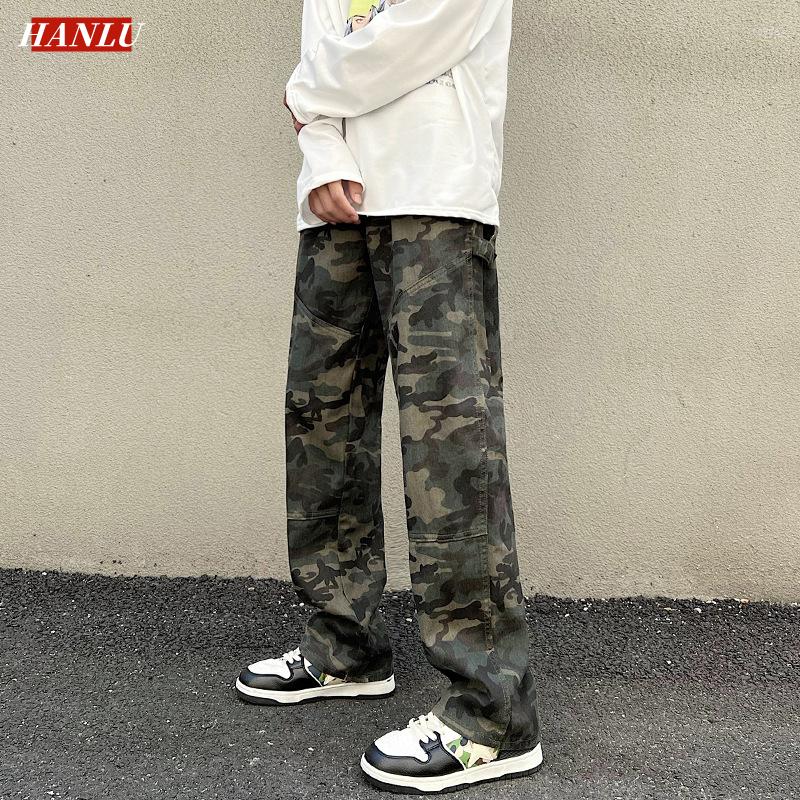 Men's Jeans Men Outdoor Camouflage Overalls Men's Pants Loose Hanging Feeling Straight Tube Wide Leg Rest Slacks Denim Trousers
Men's Jeans Men Outdoor Camouflage Overalls Men's Pants Loose Hanging Feeling Straight Tube Wide Leg Rest Slacks Denim Trousers