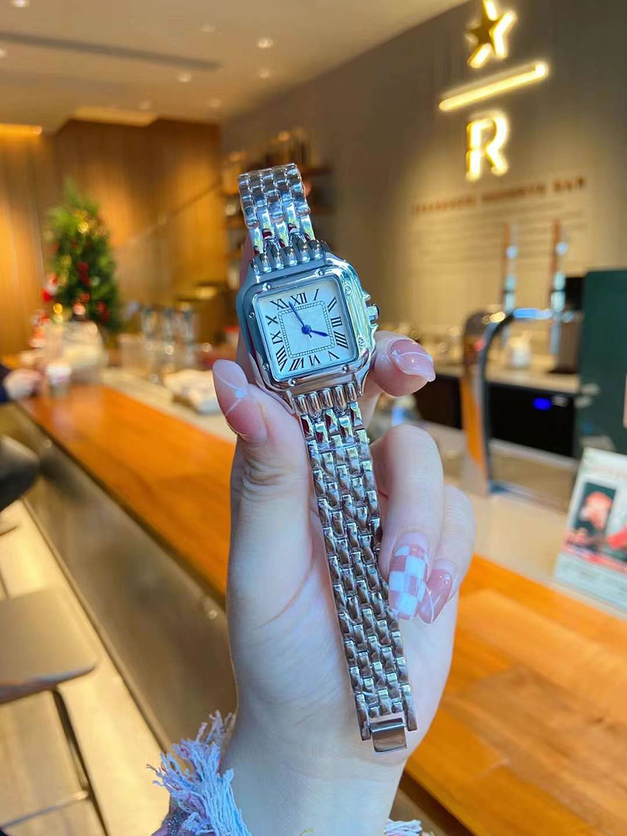Fashion Full Brand Wrist Watches Men Women Ladies Girl Style Luxury With Logo Steel Metal Band Quartz Clock CA 68, Silver black
Fashion Full Brand Wrist Watches Men Women Ladies Girl Style Luxury With Logo Steel Metal Band Quartz Clock CA 68, Silver black