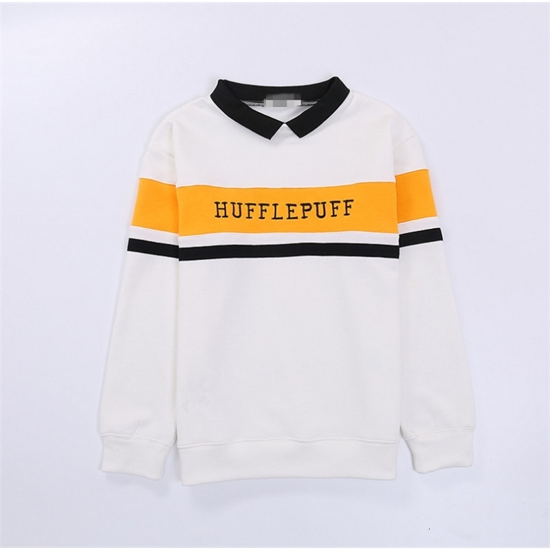 Wo Sweatshirts Mens Hoodies Sweatshirts School Stripe Uniform Harris Embroidery Cartoon Men Female Sweatshirt Woman Tracksuit Velvet 230307